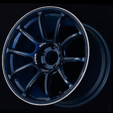Load image into Gallery viewer, Advan RZ-F2 18x10.0 +35 5x114.3 Racing Titanium Blue and Ring Wheel