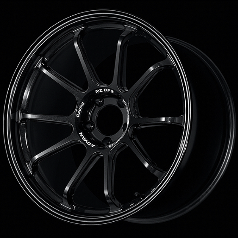 Advan RZ-DF2 19x10.5 / +24 Offset / 5x114.3 / 73mm Bore / Racing Titanium Black