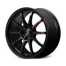 Load image into Gallery viewer, Gram Lights 57NR LIMITED II 18x7.5 +45 5-100 Semigloss Black Wheel w/ Black Cap/Stickers/Air Valve