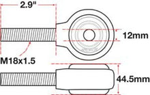 Load image into Gallery viewer, SPC Performance xAxis Rod End Ball Joint