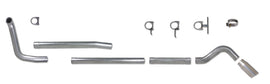 Diamond Eye KIT 4in Turbo Back SGL AL: TURN DOWN 00-03.5 FORD 7.3L F250/F350 w/ MUFFLER REPL