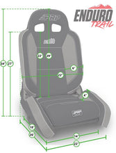 Load image into Gallery viewer, PRP EnduroTrail Reclining Suspension Seat - Gray Tweed - Passenger