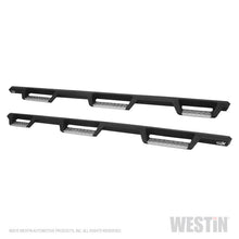 Load image into Gallery viewer, Westin/HDX 99-16 Ford F-250/350 Crew Cab (6.75ft Bed) Stainless Drop Nerf Step Bars - Textured Black