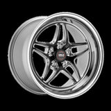 Weld S81 18x12 / 5x4.75 BP / 8.6in BS +53mm ET High Pad Black Center Wheel
