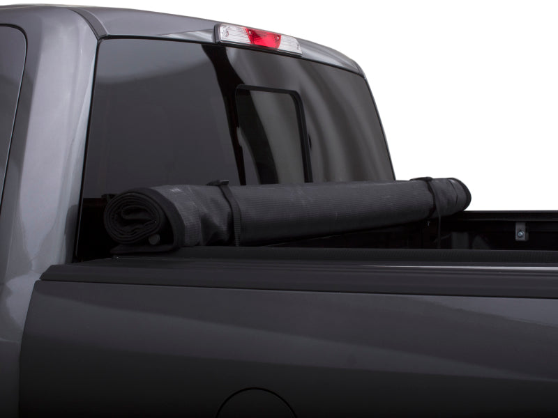 Lund 02-17 Dodge Ram 1500 (5.5ft. Bed) Genesis Roll Up Tonneau Cover - Black