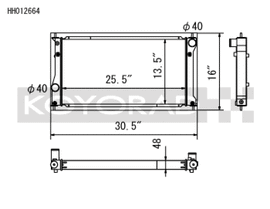 Koyo 2022+ Toyota GR86 and Subaru BRZ Competition All-Aluminum Radiator