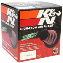 Load image into Gallery viewer, K&amp;N Universal Carbon Fiber Filter 6in Flange / 7-1/2in OD-B / 5-1/8in OD-T / 5in H