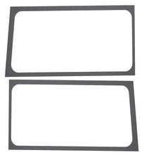 Load image into Gallery viewer, DEI 18-23 Jeep Wrangler JL 2-Door Boom Mat Rear Side Window Trim - 2 Piece - Gray Leather Look