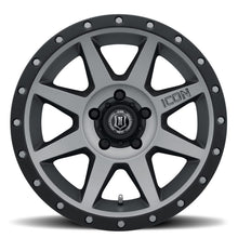 Load image into Gallery viewer, ICON Rebound 17x8.5 5x4.5 0mm Offset 4.75in BS 71.5mm Bore Titanium Wheel