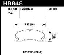 Load image into Gallery viewer, Hawk 16-19 2019 Porsche 911 4.0L (Ex. Ceramic Composite Brakes ) Street Front DTC-60 Brake Pads