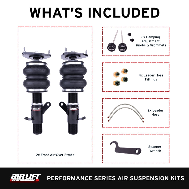 Air Lift Performance 12-25 Subaru BRZ / 12-20 Toyota GT86 Front Air Suspension Kit
