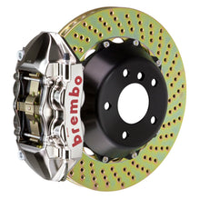 Load image into Gallery viewer, Brembo 01-04 996 C4S Rear GTR BBK 4 Piston Billet 380x28 2pc Rotor Drilled-Nickel