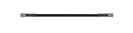 Goodridge 9in Universal Brake Line Assembly w/SS Fittings & Black Hose