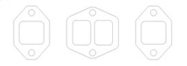 Cometic Oldsmobile 371 Gen-1 Rocket V8 .059in CFM Exhaust Manifold Gasket Kit J-2 Golden Rocket