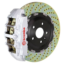 Load image into Gallery viewer, Brembo 00-02 Expedition 2WD Front GT BBK 8 Piston Cast 380x34 2pc Rotor Drilled-Silver