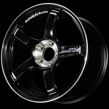 Load image into Gallery viewer, Advan TC-4 SE 15x5.5 / +45 Offset / 4x100 / 63mm Bore / Racing Gloss Black and Diamond Cut