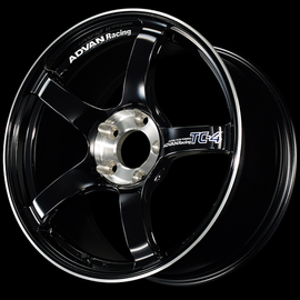 Advan TC-4 SE 16x5.5 / +45 Offset / 4x100 / 63mm Bore / Racing Gloss Black and Diamond Cut