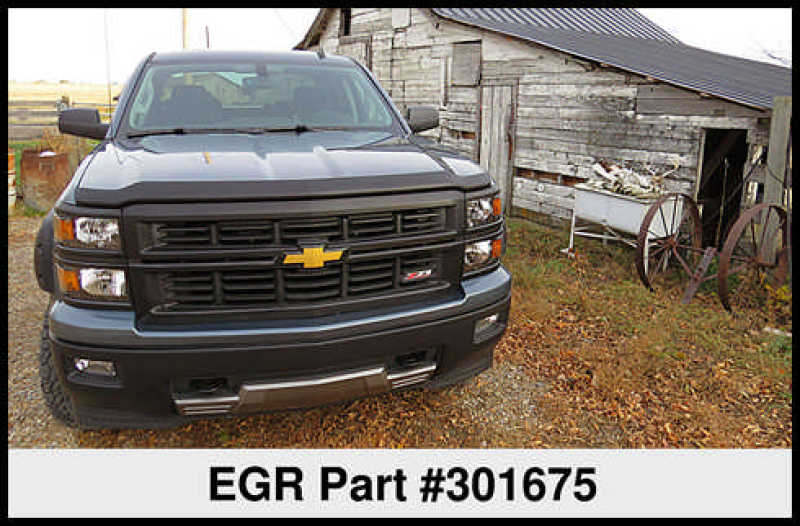 EGR 16+ Chev Silverado LD Superguard Hood Shield - Matte