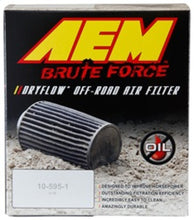 Load image into Gallery viewer, AEM Brute Force Dryflow Air Filter - Conical 6in Base OD / 5.125in Top OD / 5.25in Height