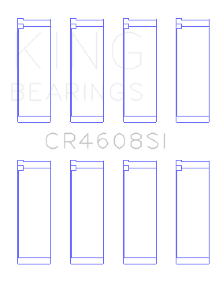 King Engine Bearings Toyota 2ZZ-GE (Size .025) Connecting Rod Bearing Set (Set of 4)