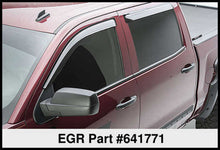 Load image into Gallery viewer, EGR 14+ Chev Silverado Crew Cab Tape-On Window Visors - Set of 4 (641771)