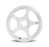 Advan TC4 18x8 +45 5x114.3 Racing White Wheel