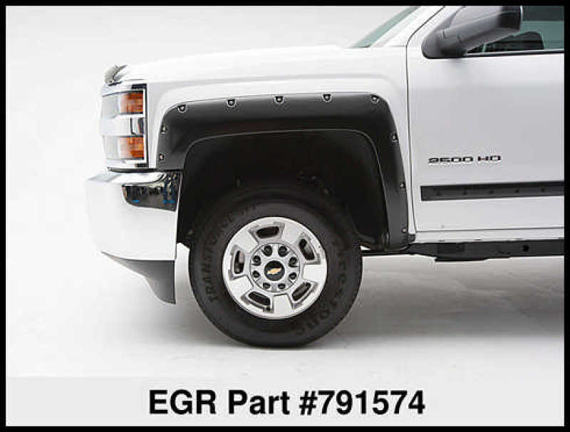 EGR 14+ Chev Silverado 6-8ft Bed Bolt-On Look Fender Flares - Set