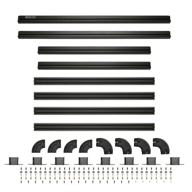 Westin EXP Roof Rack for Full Size EXP Truck Cap (RACK ONLY - NO CAP) 50x58in. - Tex. Blk