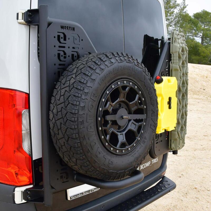 Westin 19-24 Mercedes-Benz Sprinter Accessory Carrier For XTS - Rear Driver Side - Textured Black