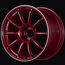 Load image into Gallery viewer, Advan RSIII 18x8.0 / +48 Offset / 5x100 / 63mm Bore / Racing Candy Red and Ring