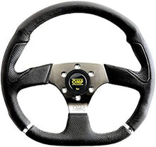 Load image into Gallery viewer, OMP Cromo Steering Wheel w/ 3 Steel Spokes Supplied