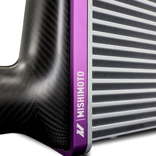 Load image into Gallery viewer, Mishimoto Universal Carbon Fiber Intercooler - Matte Tanks - 600mm Silver Core - S-Flow - DG V-Band