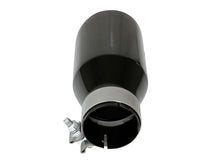 Load image into Gallery viewer, aFe MACH Force-Xp Universal Exhaust Tip 3 IN Inlet x 4-1/2 IN Outlet x 9 IN L- Black Tip