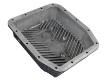 Load image into Gallery viewer, aFe POWER Transmission Pan Ford Trucks 80-92 (AOD Transmission)- Black w/ Machined Fins