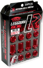 Load image into Gallery viewer, Project Kics 12X1.25 Black Leggdura Racing Lug Nuts - 16 PCS