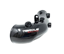 Load image into Gallery viewer, Torque Solution 02-07 Subaru WRX/04-21 STI HD Hard Turbo Inlet - Carbon Fiber - OEM / 2.4in Inlet