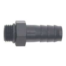 Load image into Gallery viewer, DeatschWerks 6AN ORB Male to 1/2in Male Triple Barb Fitting (Incl O-Ring) - Anodized Matte Black
