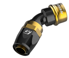 Load image into Gallery viewer, GReddy PRO/SPEC 45 Degree Quick Release Hose End Black/Gold