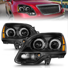 Load image into Gallery viewer, ANZO 99-17 GMC Sierra/Denali Headlights Chrome Amber (w/C Light Bars)