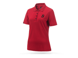 Akrapovic Corpo Polo Red Womens - L