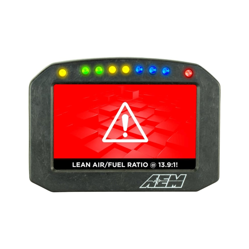 AEM CD-5G Carbon Flush Digital Dash Display w/ Internal 20Hz GPS & Antenna