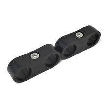 Load image into Gallery viewer, Russell Hose Separator For -10 Braided Hose - Black Anodize (2 Pack)