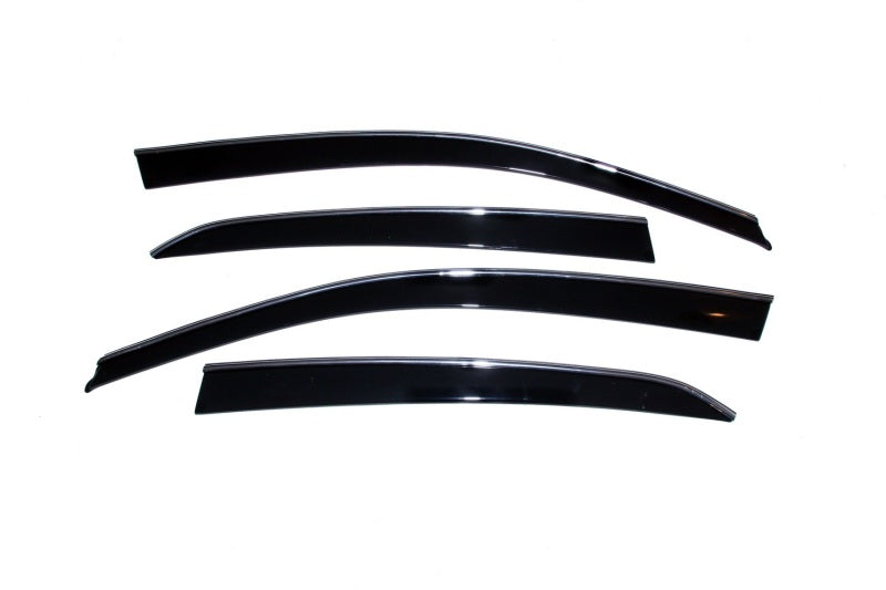 AVS 20-22 Hyundai Palisade Ventvisor Low Profile Window Deflectors 4pc - Smoke w/Chrome Trim