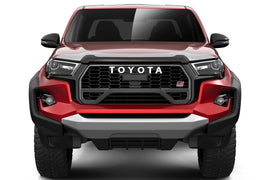 Husky Liners 20-26 Toyota Hilux Aeroskin Hood Protector - Chrome