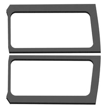 Load image into Gallery viewer, DEI 18-23 Jeep Wrangler JL 2-Door Boom Mat Rear Side Window Trim - 2 Piece - Gray Leather Look