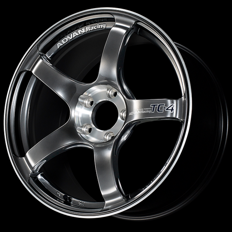 Advan TC-4 SE 18x7.5 / +42 Offset / 5x112 / 66.5mm Bore / Racing Hyper Black and Diamond Cut