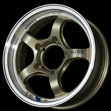 Load image into Gallery viewer, Advan RG-D2 17x8.0 / +35 Offset / 4x100 / 56.5mm Bore / Machining and Champagne Gold