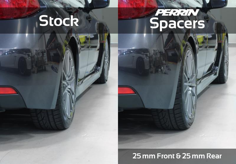 PERRIN 02-14 Subaru WRX / 2004 STI / 13-26 BRZ & Toyota GR86 30mm Wheel Spacers 5x100 56mm CB - Pair