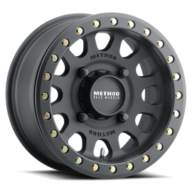 Method MR401 UTV Beadlock 15x10 / 6+4/25mm Offset / 4x136 / 106 CB Matte Black Wheel