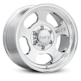 Mickey Thompson Canyon Polished Wheel - 16X10 6X5.5 BP 4.52in BS -25 Offset 108.1mm Bore - 274629